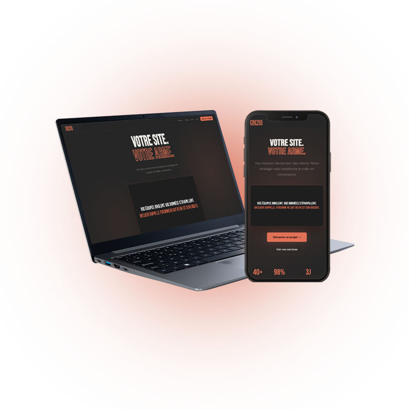 Création site vitrine professionnel à Strasbourg — Crezio agence web
